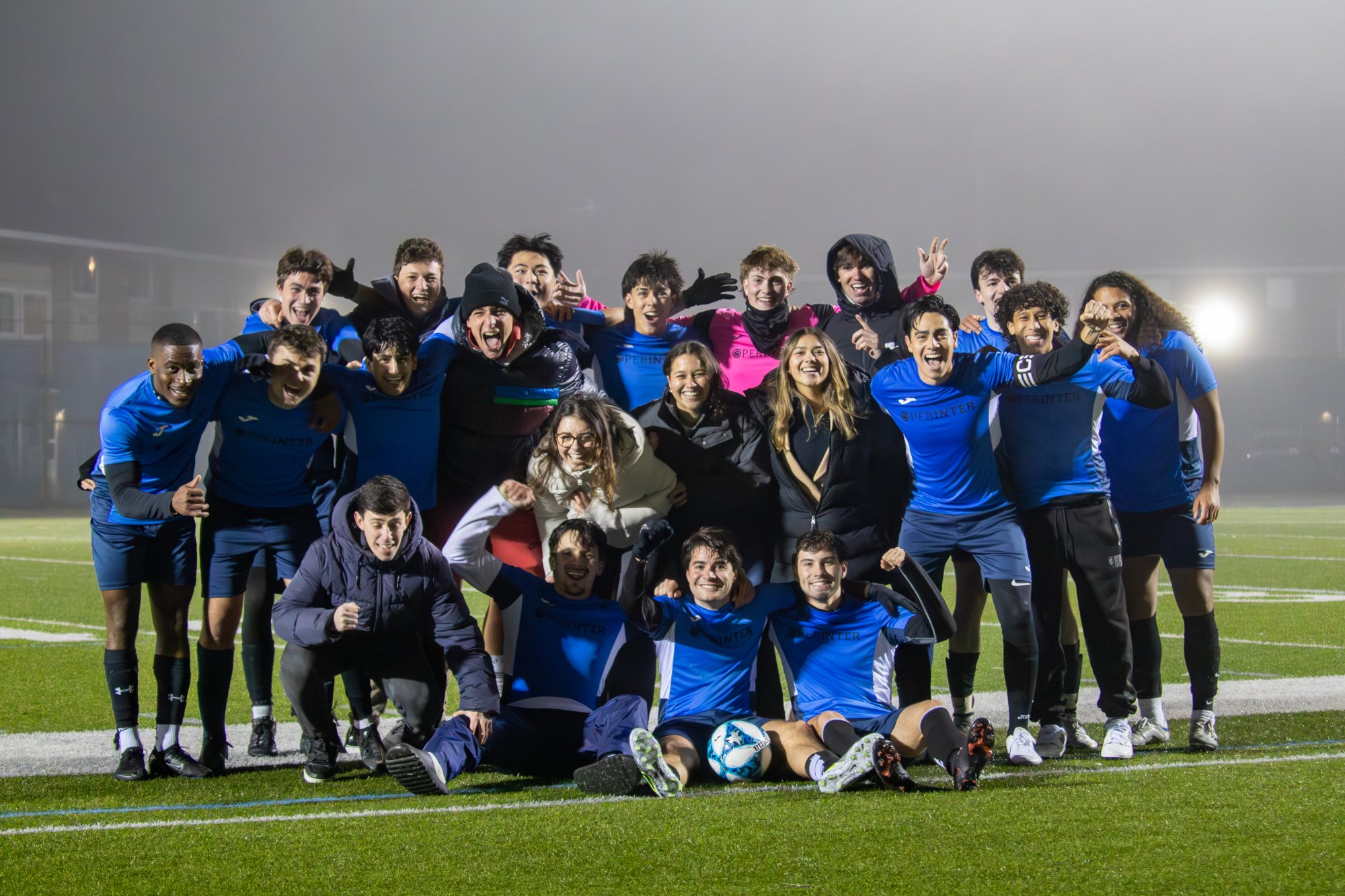 Falcon's FC team photo after a match